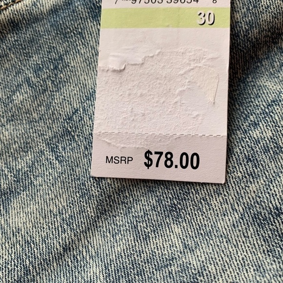 NEW 𝅺BLANK NYC Acid Wash Denim Cut Off Bermuda Streetwear Distressed Shorts 30 - Picture 7 of 7